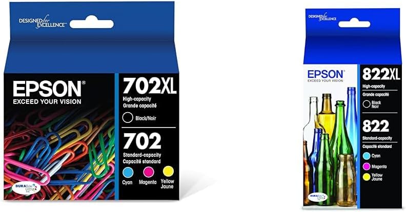 Epson 702 & 822 DURABrite Ultra Ink Cartridge Combo Pack Review