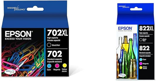 Epson 702 & 822 DURABrite Ultra Ink Cartridge Combo Pack Review