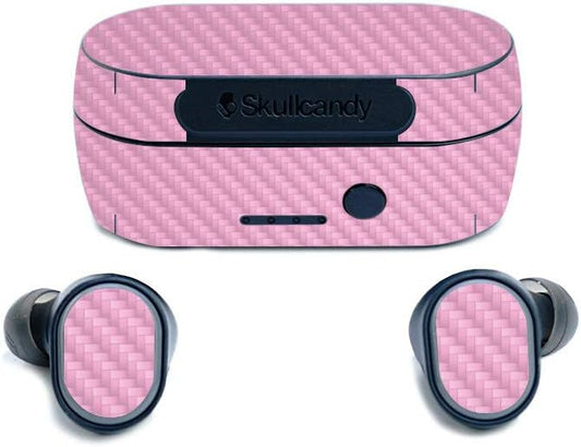 Protective Pink Carbon Fiber Skin for SkullCandy Sesh | Durable Finish