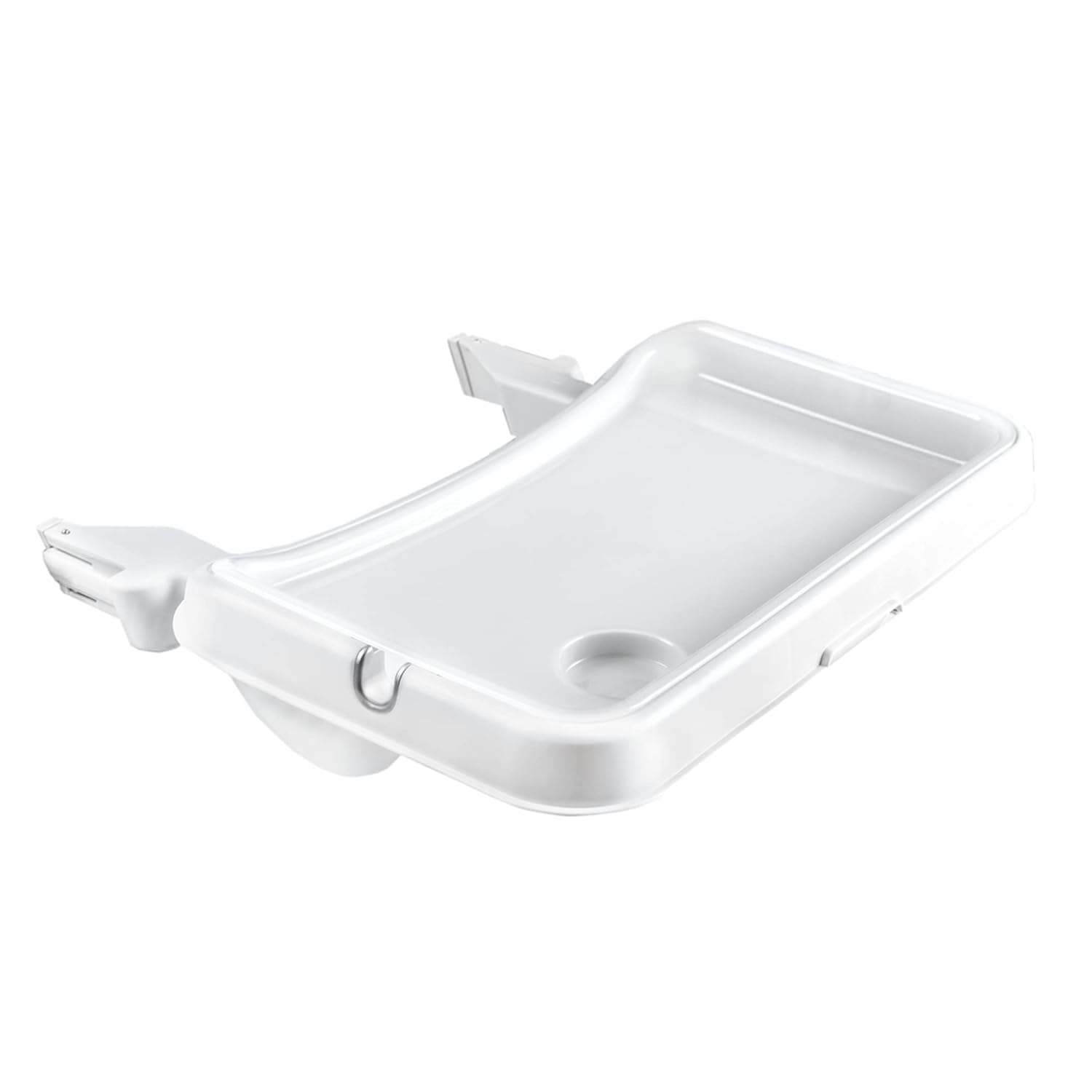 Hauck Anti-Slip High Chair Tray, Adjustable Depth - White