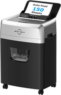 BONSEN 150-Sheet Autofeed Paper Shredder for Office - Heavy Duty