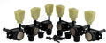 Locking Guitar Machine Heads 3R+3L 1:15 Ratio Tuners - Stable Tuning