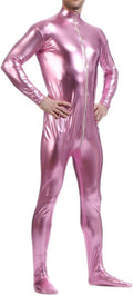 Seeksmile Unisex Metallic Bodysuit for Halloween and Cosplay
