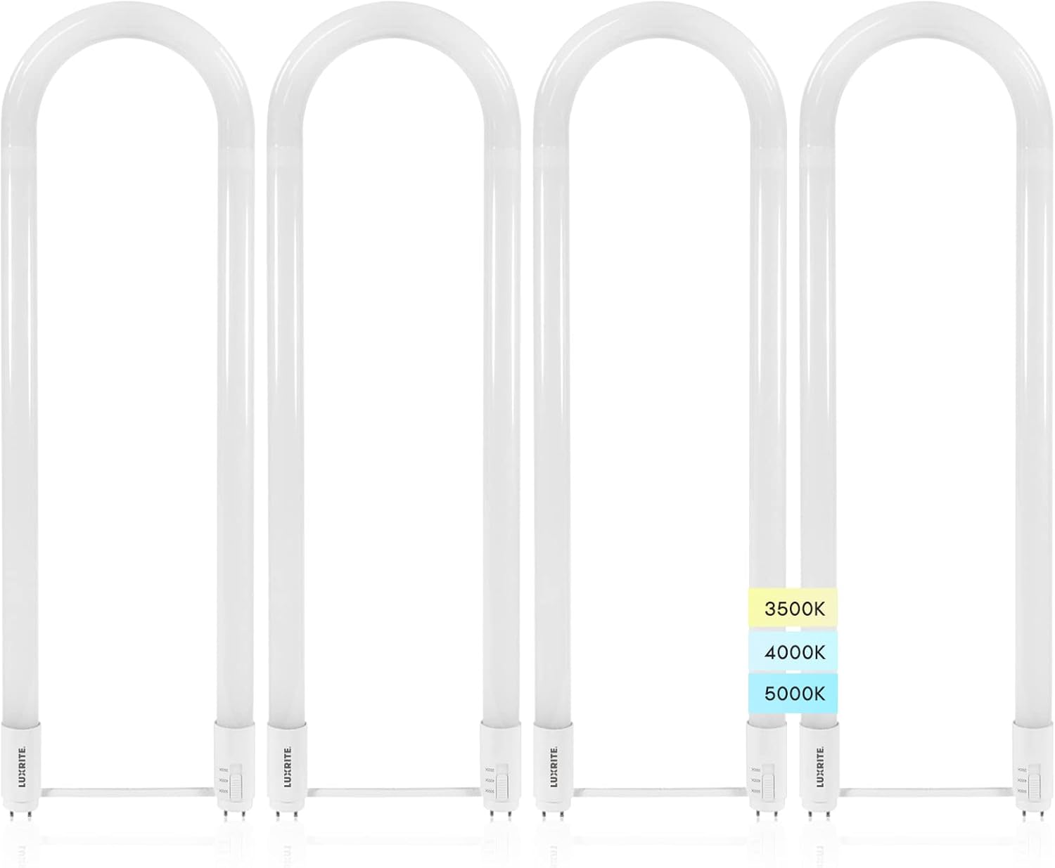 Luxrite U Bend LED Tube Light - Versatile 3 Color Options