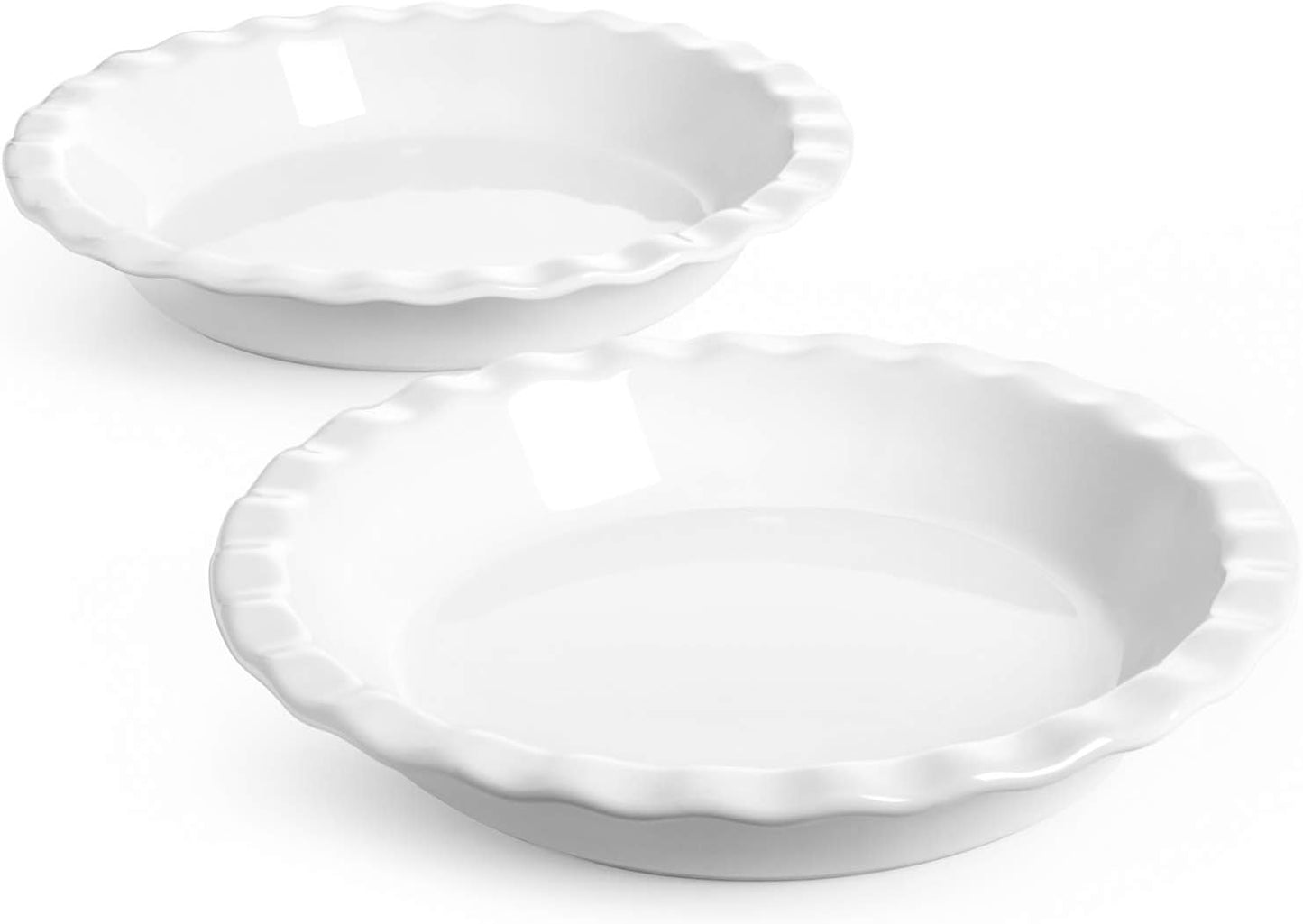 LE TAUCI Ceramic Pie Pans for Baking - Perfect for Any Pie