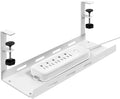 Under Desk Cable Management Tray 16.5 in - No-Drill Cable Organizer
