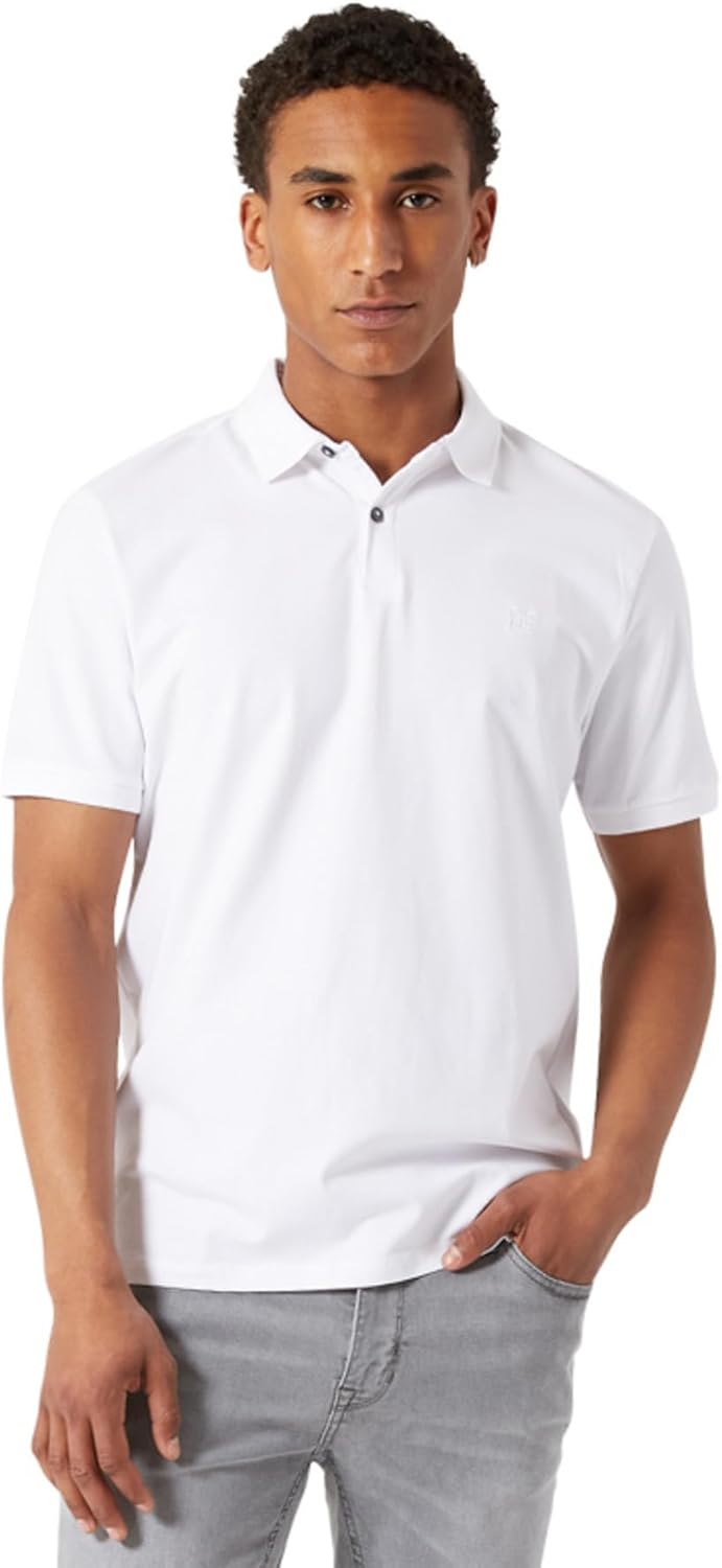 DKNY Soft Cotton Polo Shirts for Men - Modern Fit and Quick Dry