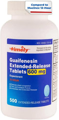 Timely Guaifenesin 600 mg Extended Release Tablets - Lasts up to 12