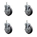 Rubbermaid Mobile Shelf Truck 5 in Replacement Caster Set - Durable