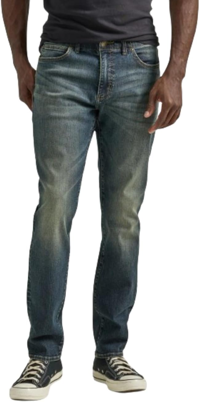 Lee Men's Extreme Motion Athletic Taper Jean for Comfort and Style