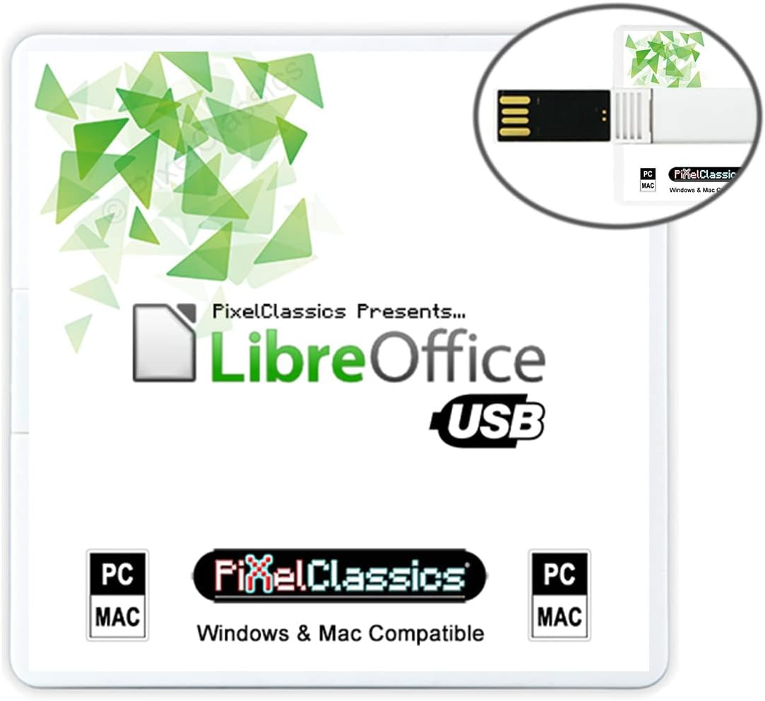 PixelClassics LibreOffice 2025 USB - Lifetime License
