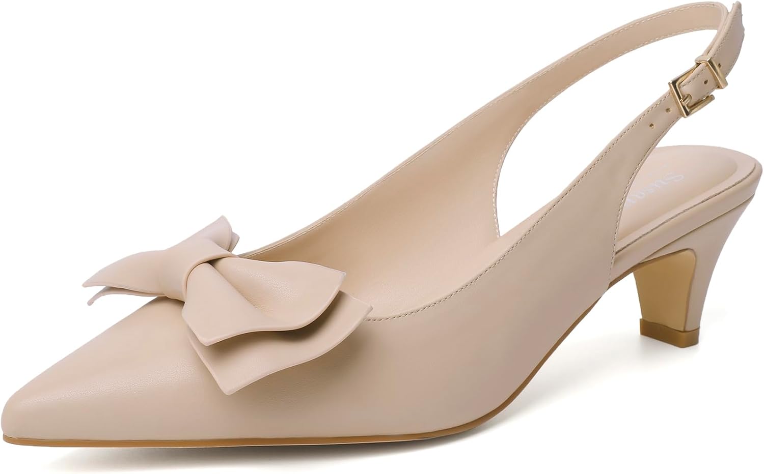Susanny Kitten Heels for Women - Stylish Closed Toe Pumps