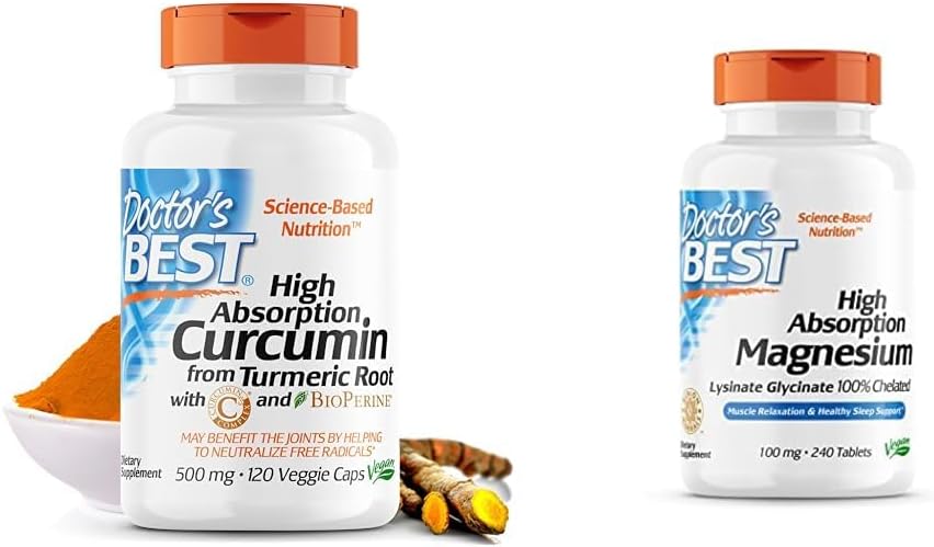 High Absorption Curcumin and Magnesium for Joint Health Support