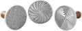 Nordic Ware Geo Cast Cookie Stamps - Heirloom Geometric Imprints
