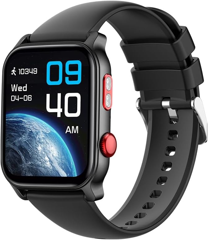 Multilingual Call Smart Watch - 9 Languages, Bluetooth, Fitness Tracker, IP68 Waterproof