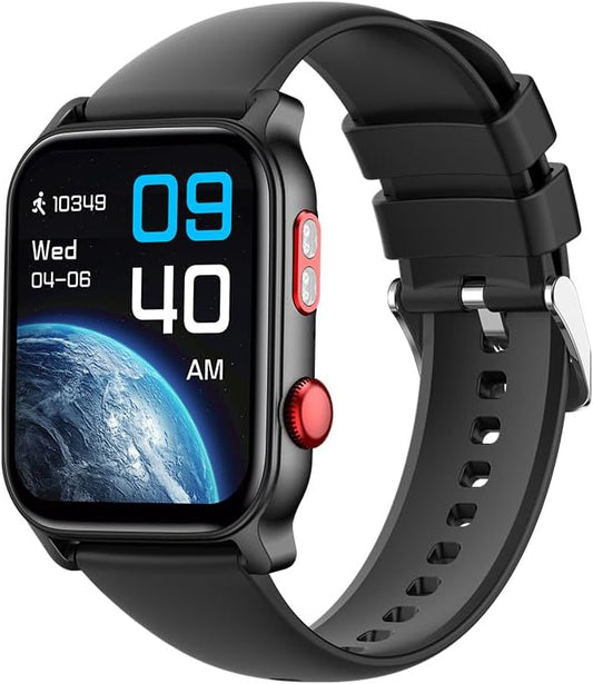 Multilingual Call Smart Watch - 9 Languages, Bluetooth, Fitness Tracker, IP68 Waterproof