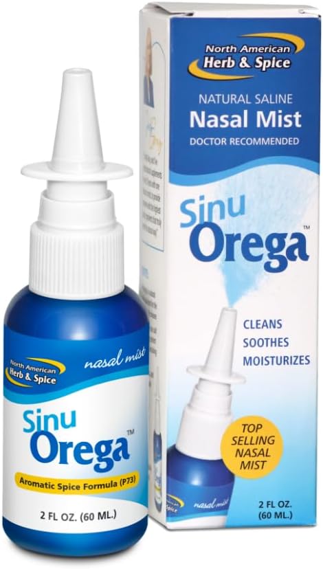 SinuOrega Natural Nasal Spray for Healthy Sinus Response