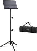 Vekkia 70 in Metal Professional Portable Sheet Music Stand - Sturdy