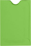 Credit Card Sleeves 2 3/8 in x 3 1/2 in Limelight Green - Protective