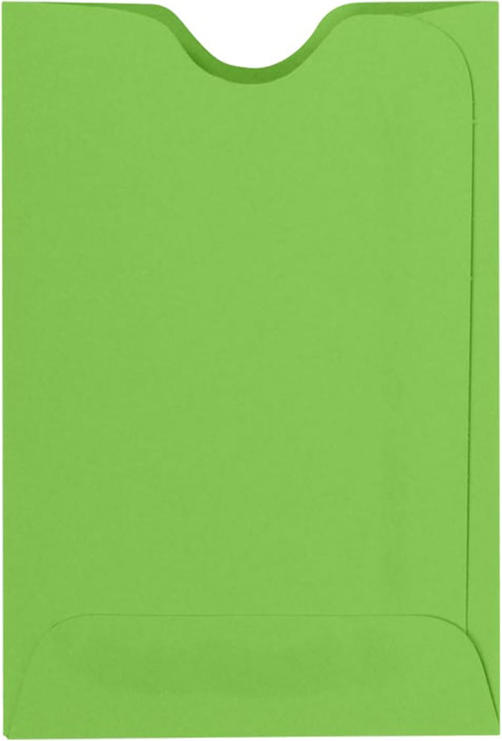 LUXPaper Credit Card Sleeves in Limelight Green for Protection