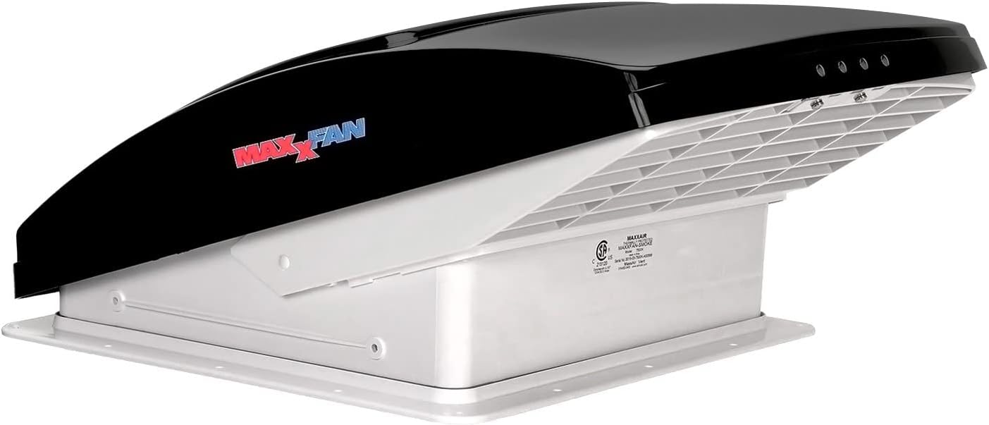 MaxxFan Ventilation Fan with Smoke Lid and Keypad Control