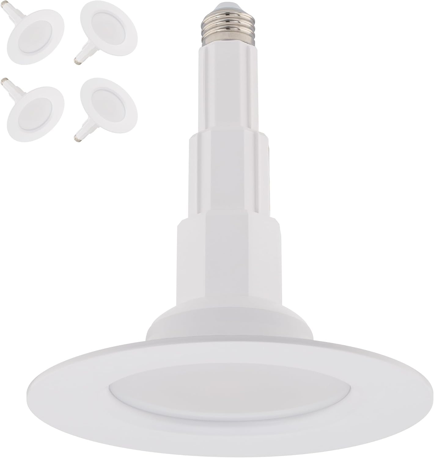 Just Screw Me 6in LED Recessed Retrofit Light for E26 Base
