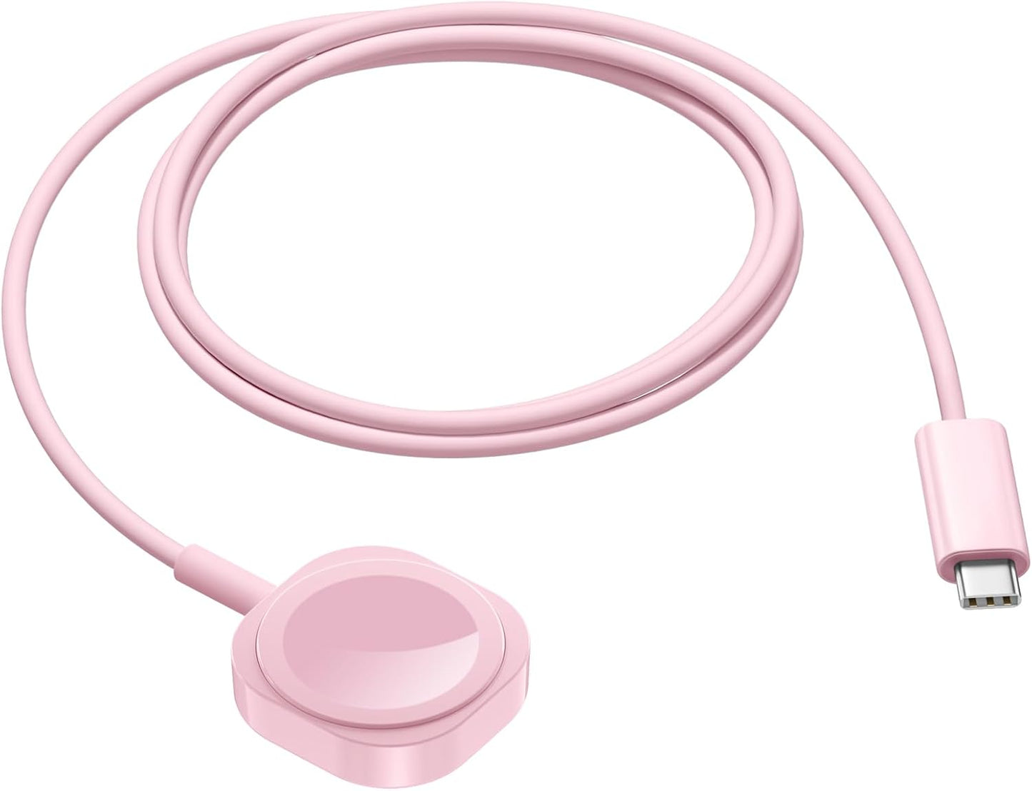 Fast Charging Pink USB C iWatch Cable