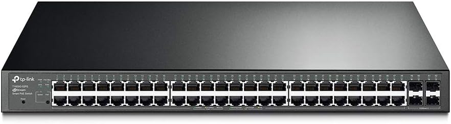 TP-Link 48 Port Gigabit PoE Switch with Smart Managed Features