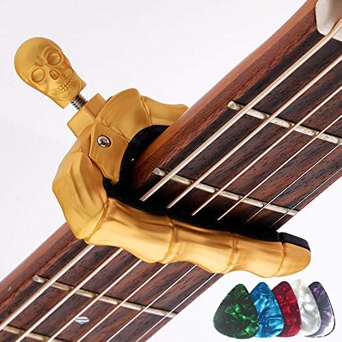 Koldot Skull Guitar Capo Set + 5 Picks!