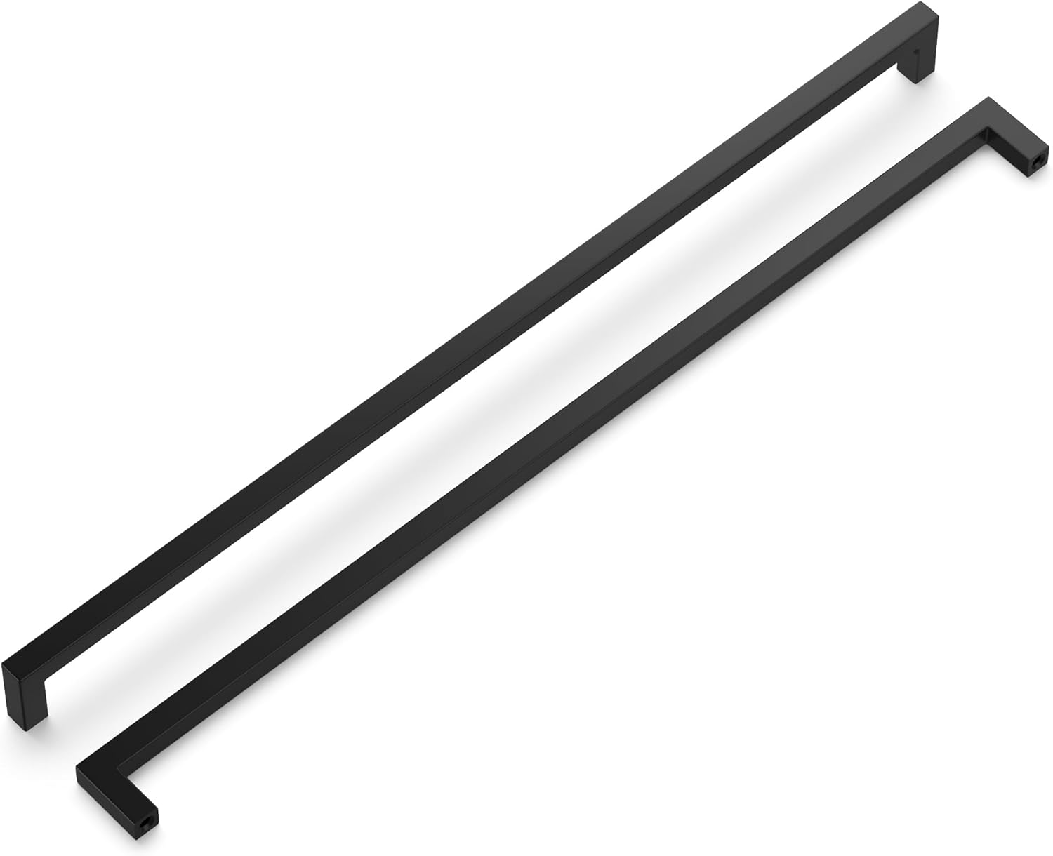 Hickory Hardware Solid Core Kitchen Cabinet Pulls in Matte Black