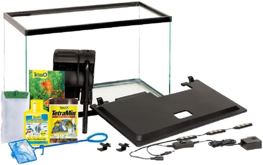 Tetra 10 Gallon Fish Tank Kit with LED Lighting