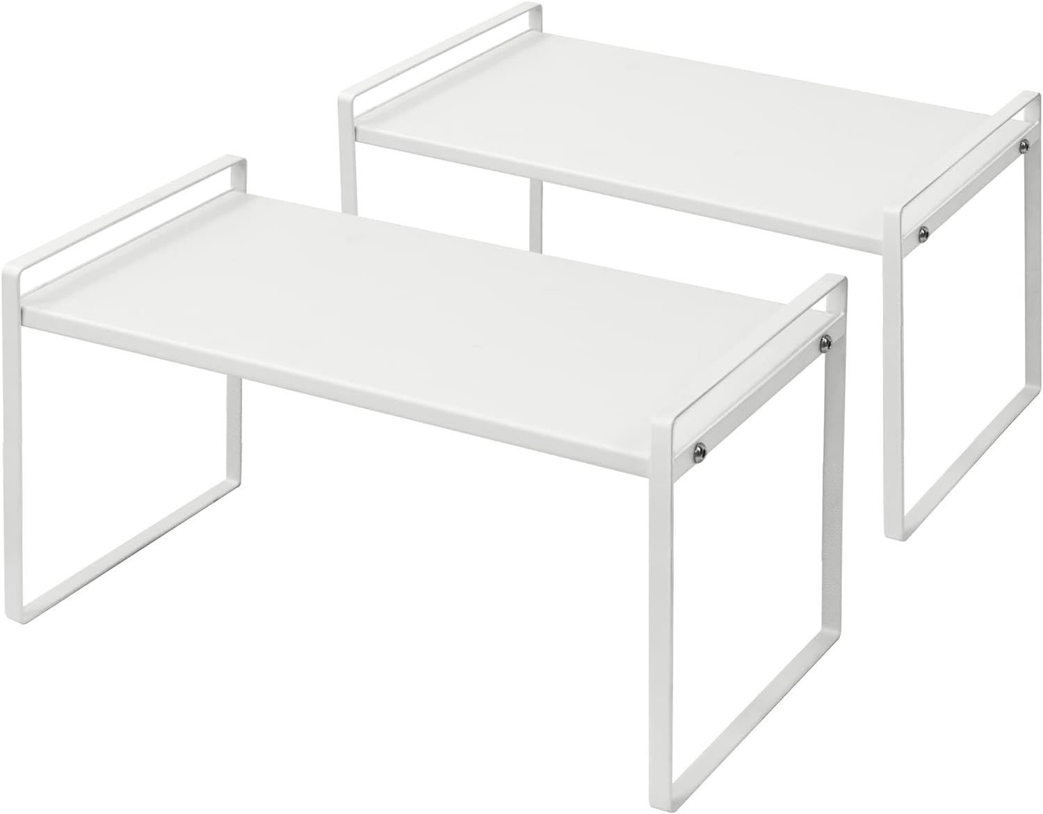 Nxconsu Stackable Organizer Rack for Kitchen Cabinet Storage