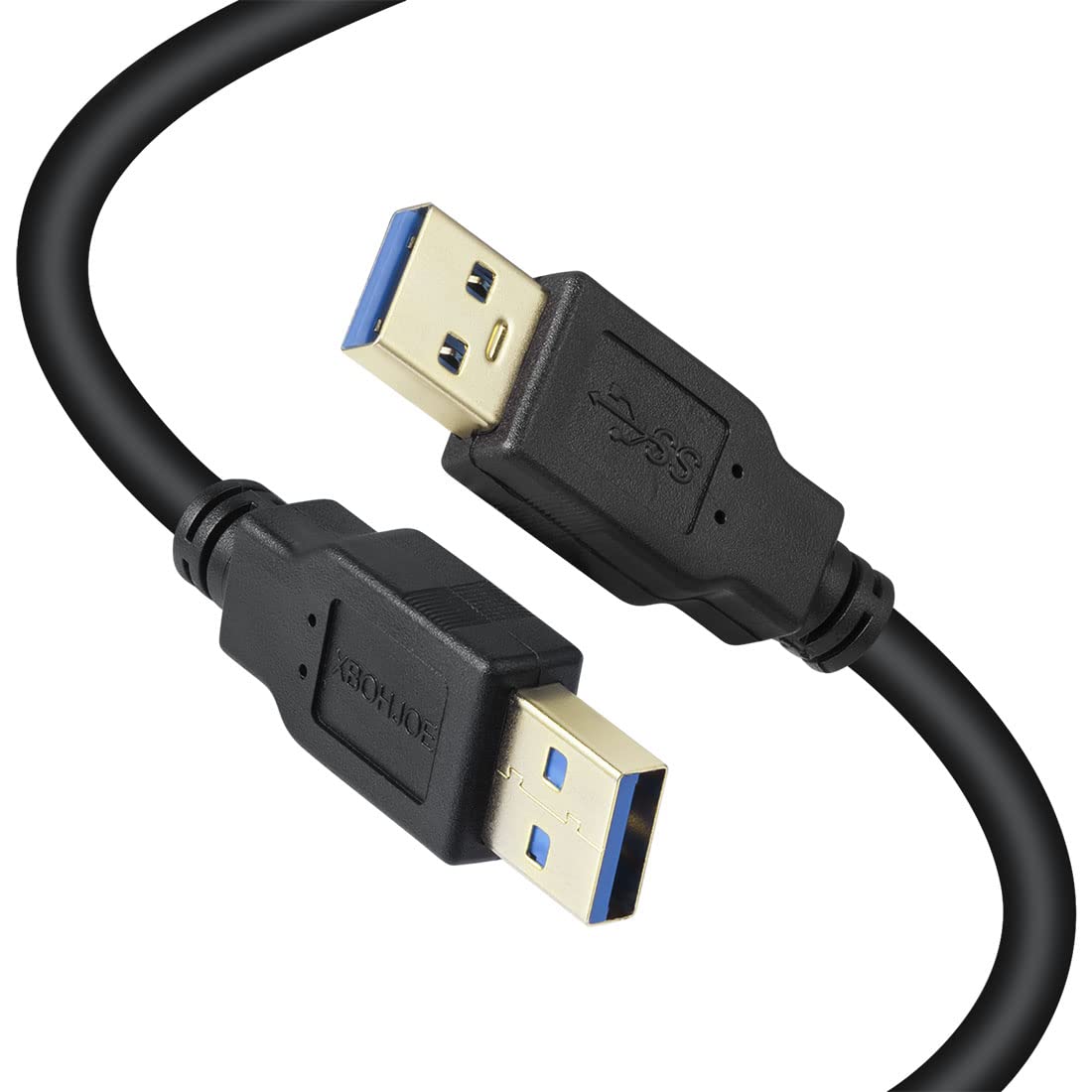 High-Speed 10ft USB 3.0 Male to Male Cable - 5Gbps Transfer Rate