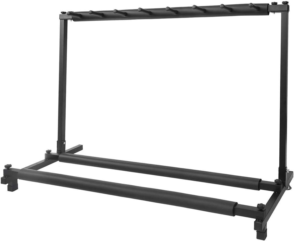 Guitar Bass Stand for Multiple Guitars Display Foldable Rack