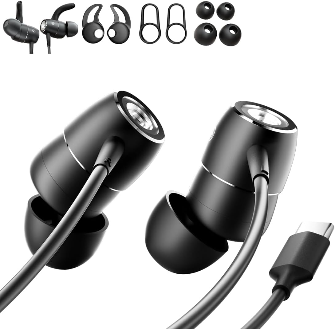 Immersive Bass: SUYUZREY USB C In-Ear Earbuds
