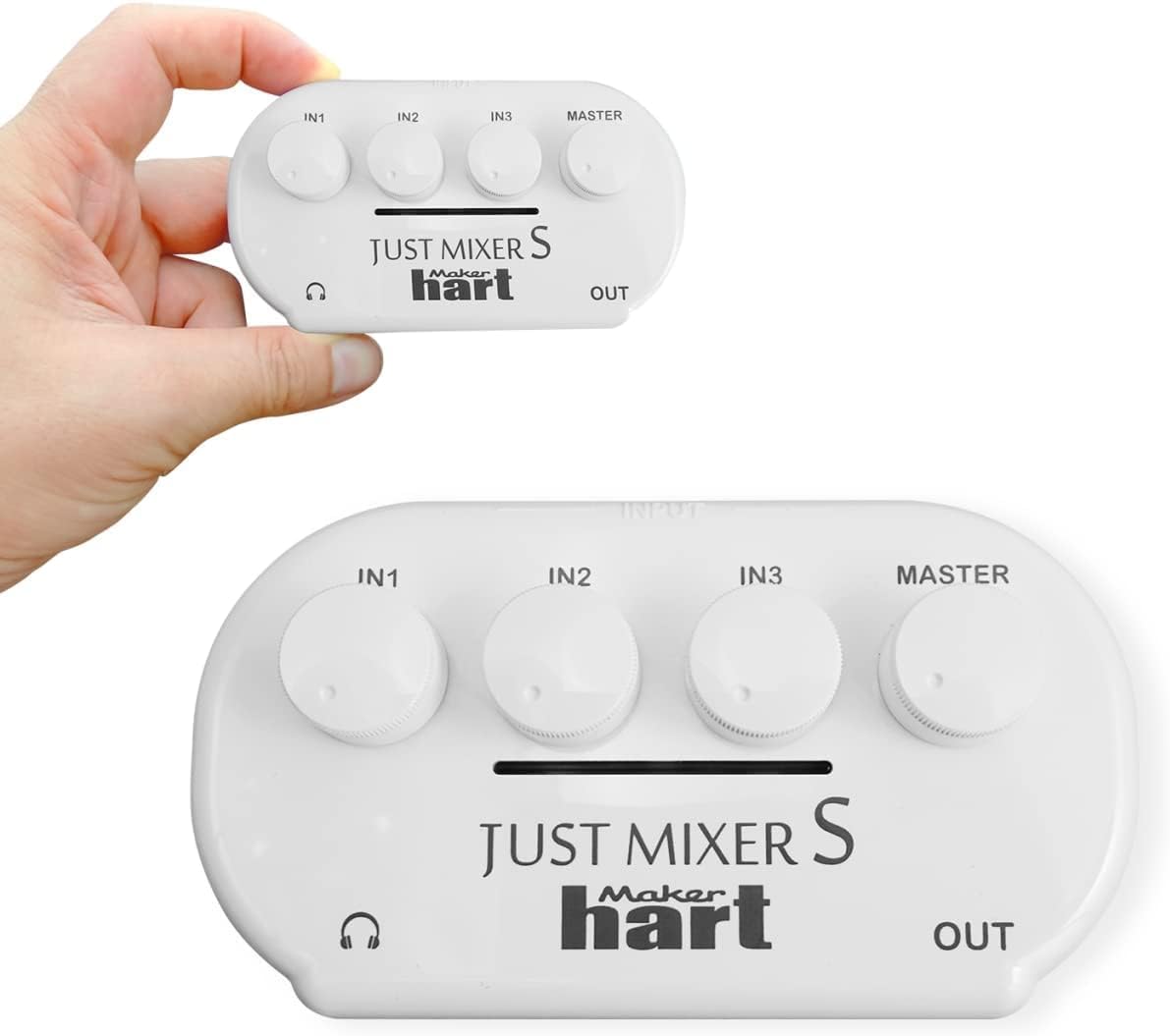 Portable 3-Ch Stereo Mixer - Maker Hart