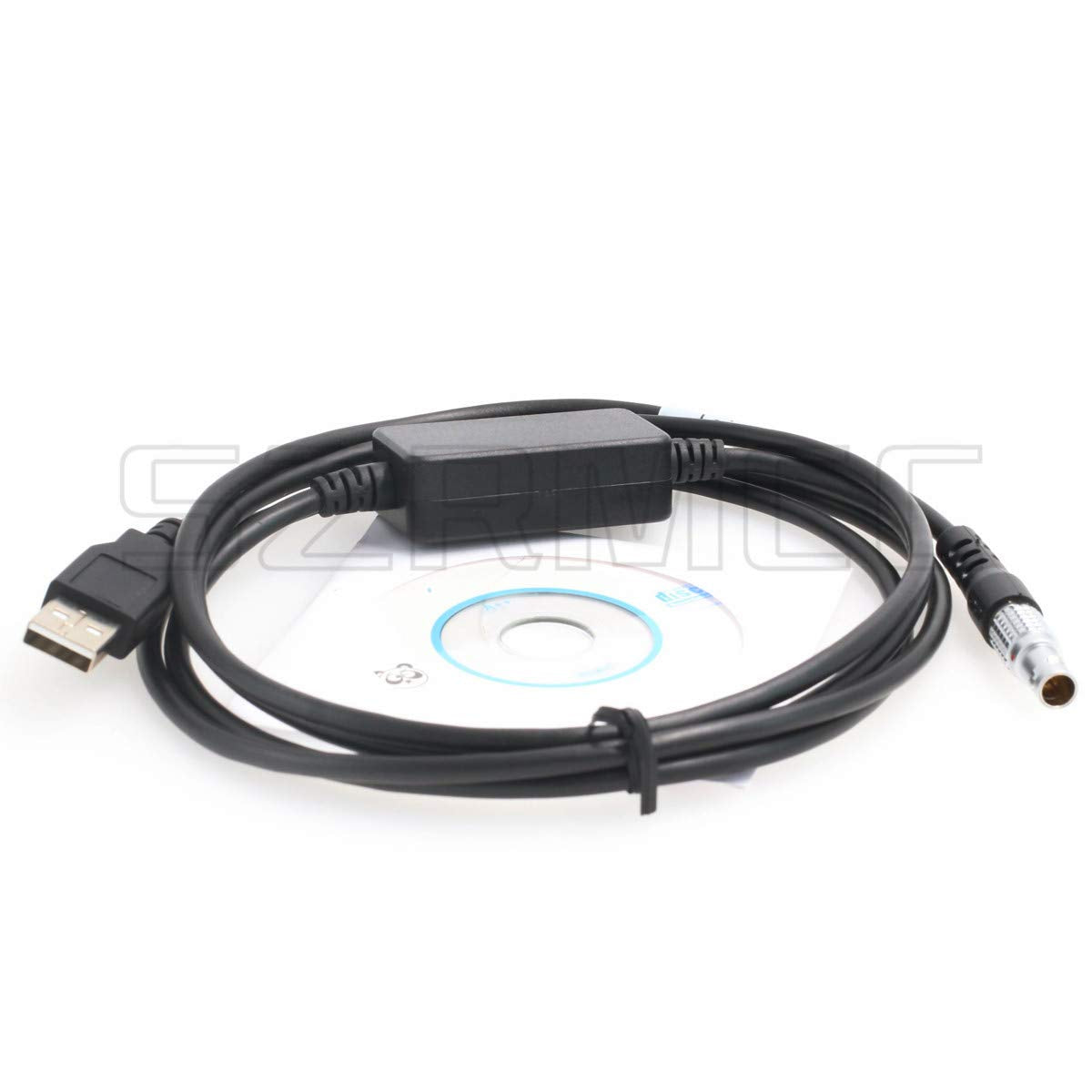 SZRMCC GEV267 5 Pin Male to USB Data Cable for Total Stations