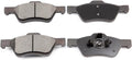 ECCPP D1047-7950 Front Ceramic Brake Pad Set - Reliable Stopping Power