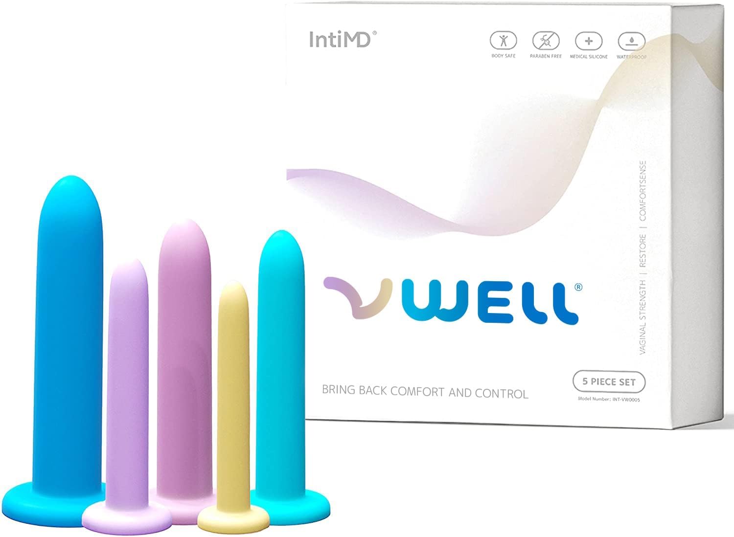 VWELL Silicone Wands Set for Hands-Free Comfort and Wellness