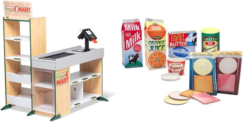 Melissa & Doug Freestanding Wooden Fresh Mart Grocery Store Review
