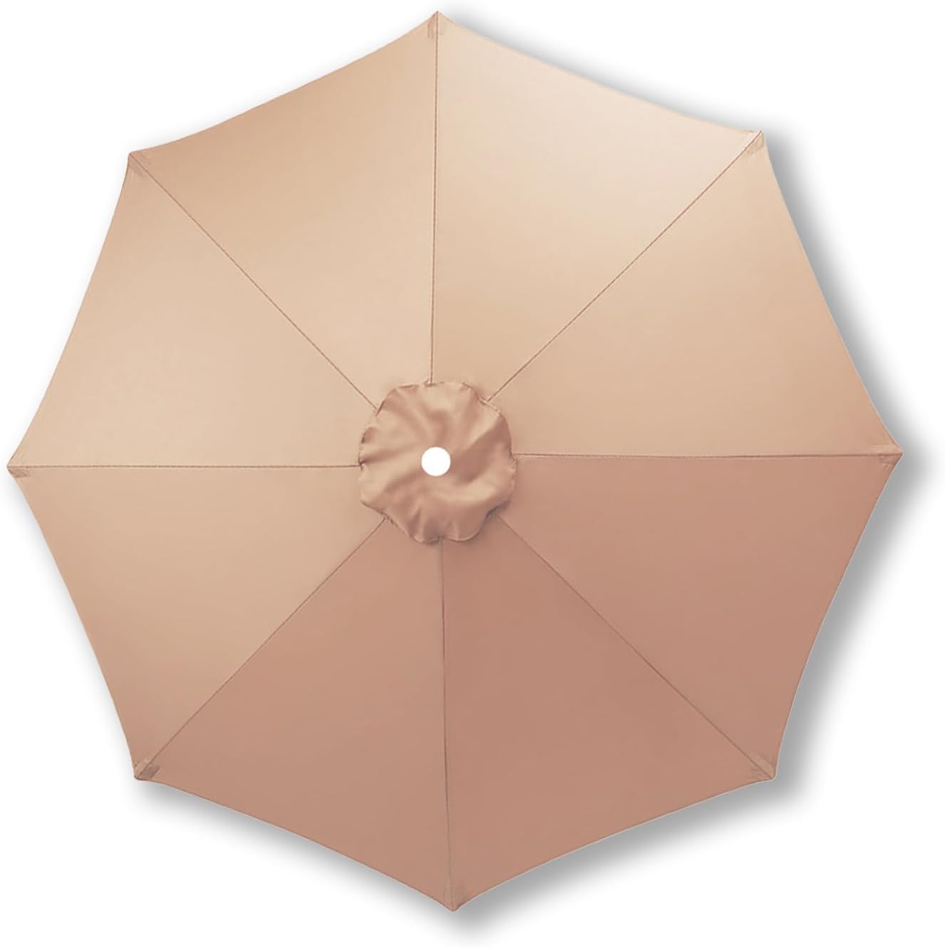 10ft Patio Umbrella Replacement Canopy for 6/8 Ribs Outdoor Use