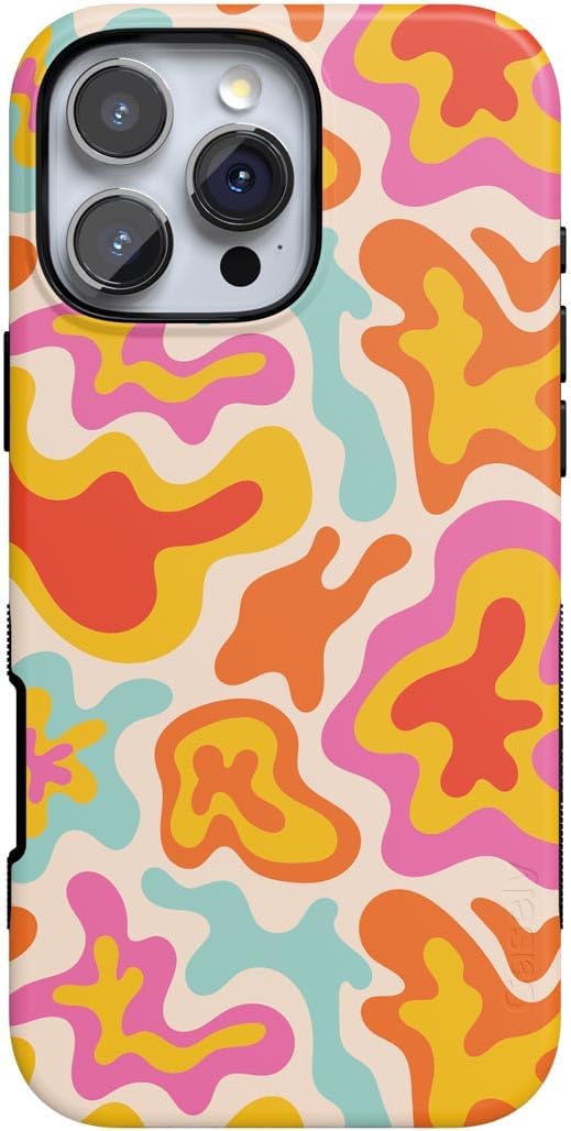 Casely iPhone 16 Pro Max Case - Bold Tropical Color Splash Design