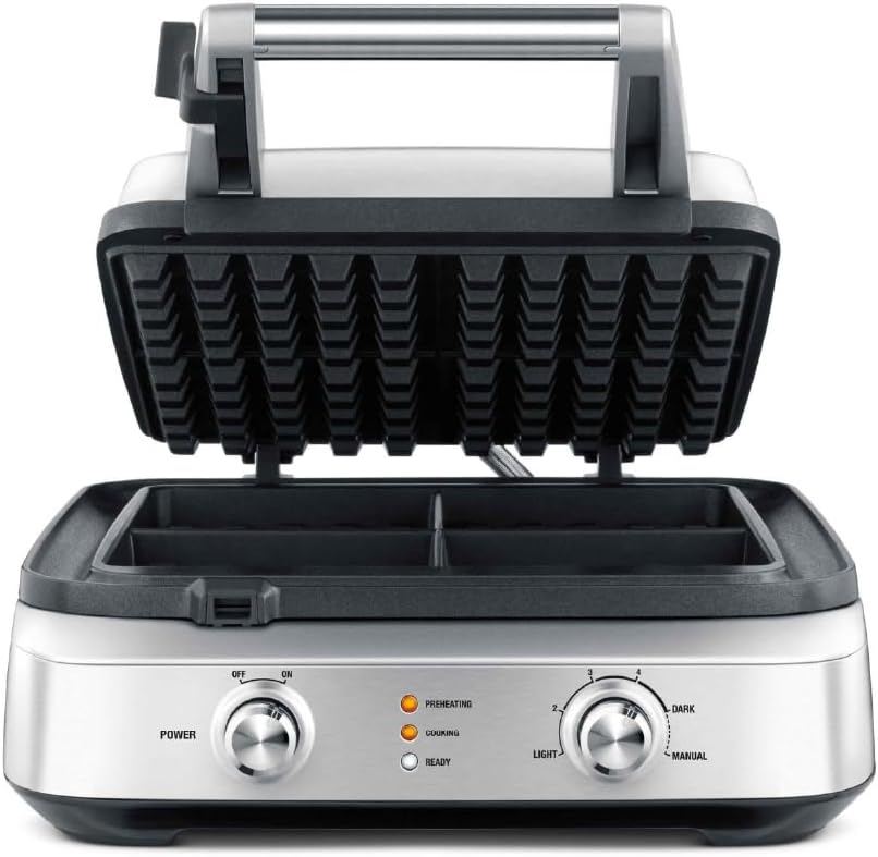 Breville Smart Waffle Maker BWM604BSS for Perfect Waffles