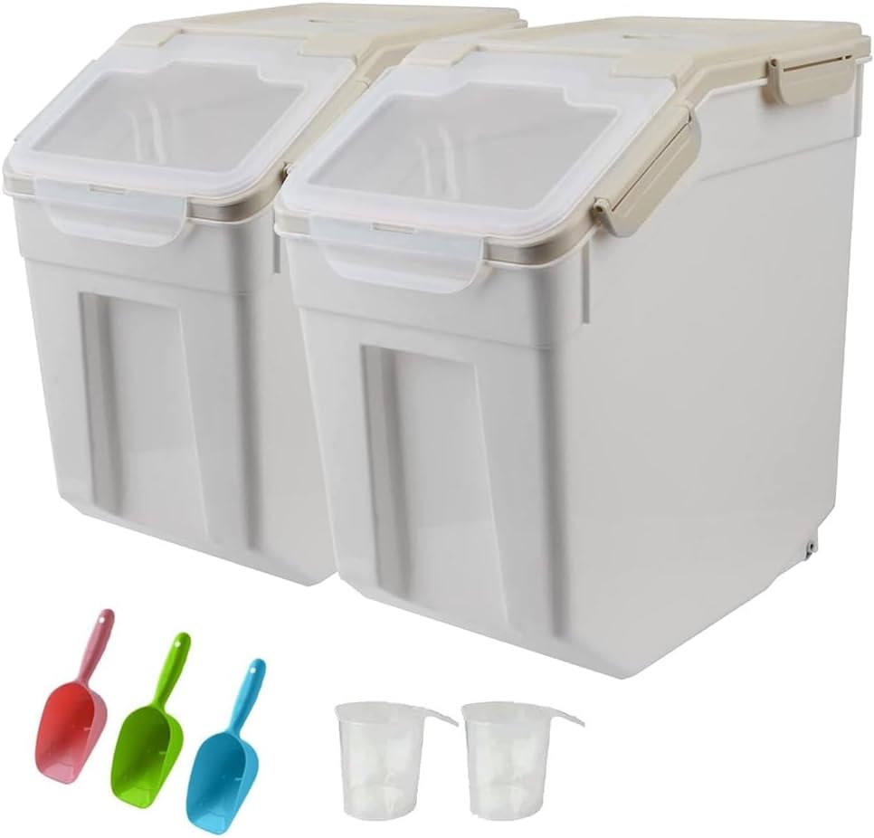YXQ 25LB Large Flour Storage Container with Airtight Seal