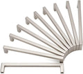 KOOFIZO Solid Square Bar Cabinet Handle 6.3 in - Durable Brushed
