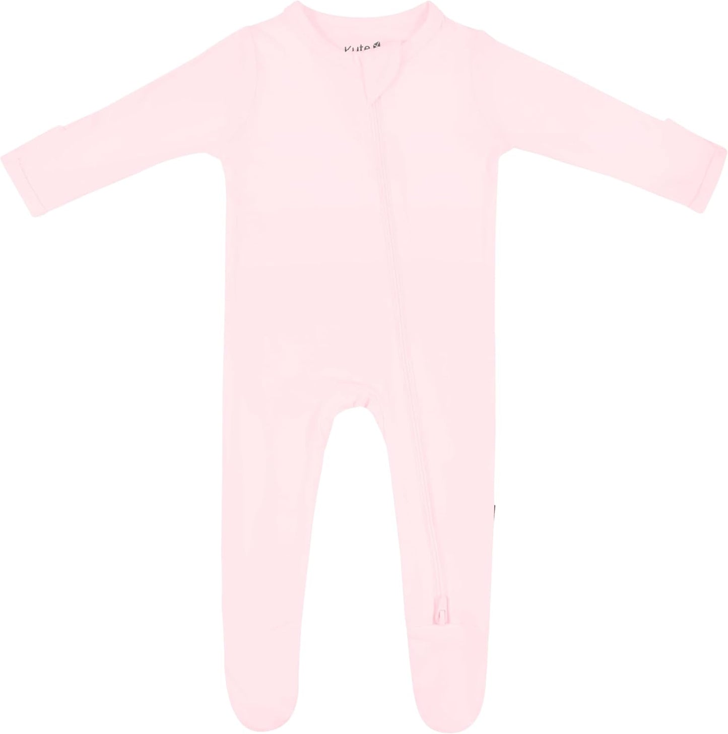 KYTE BABY Unisex Zipper Closure Footies for Infants 0-24 Months