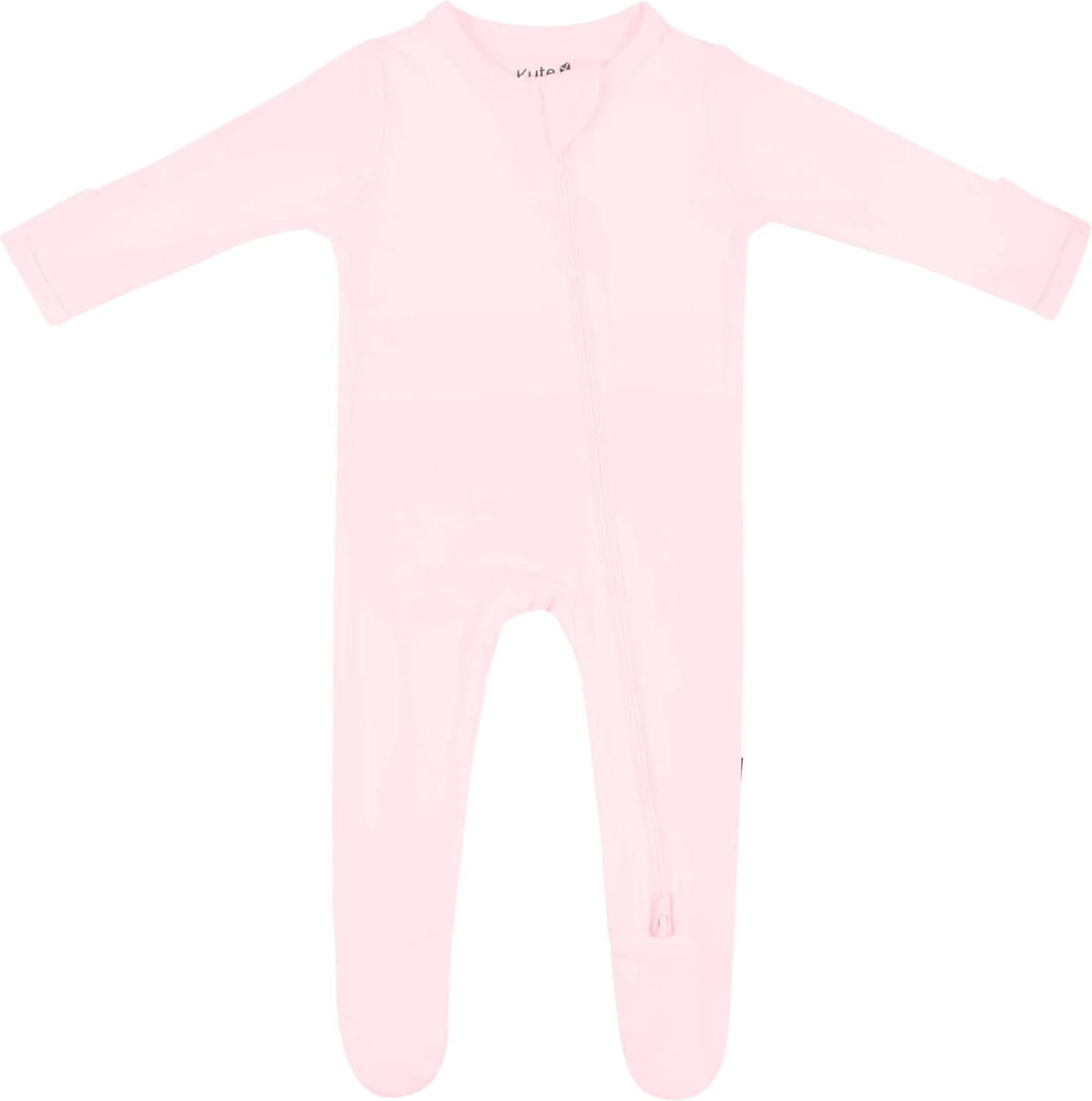 KYTE BABY Unisex Zipper Closure Footies for Infants 0-24 Months