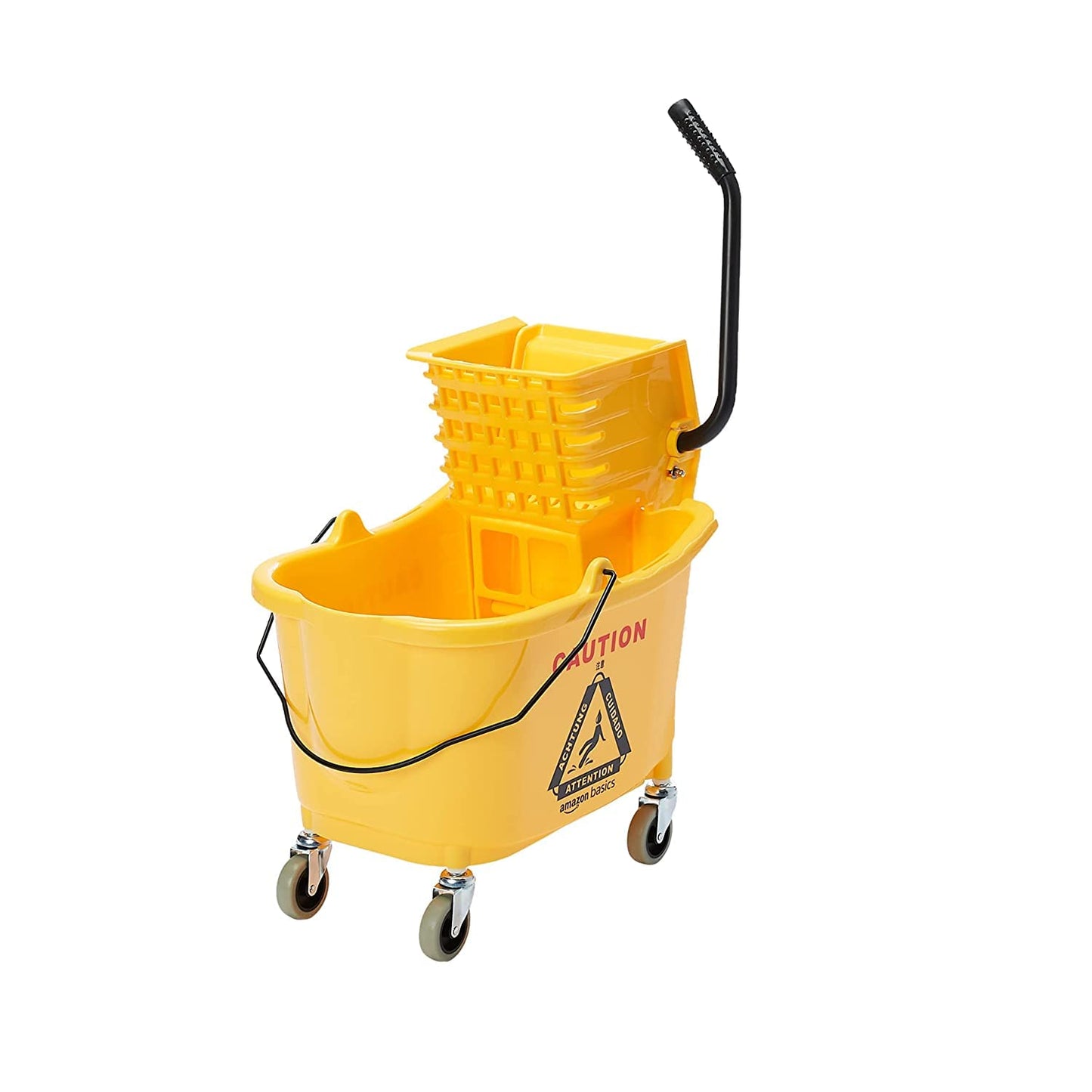 Commercial Floor Cleaning Mop Bucket with Side Press Wringer