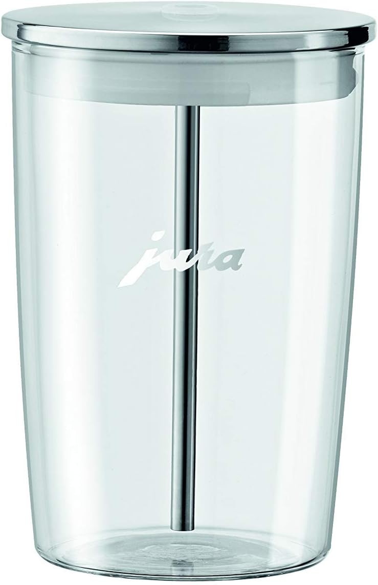 Jura 72570 Glass Milk Container for Perfect Coffee Experience