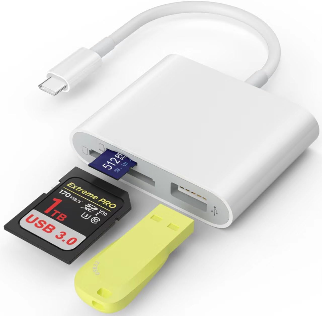 High-Speed SD Card Reader for iPhone & Android